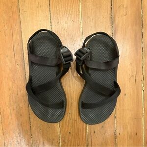 Chaco Z/1 Classic Vibram Hiking Sandals Black Toe Loop Strap USA  7